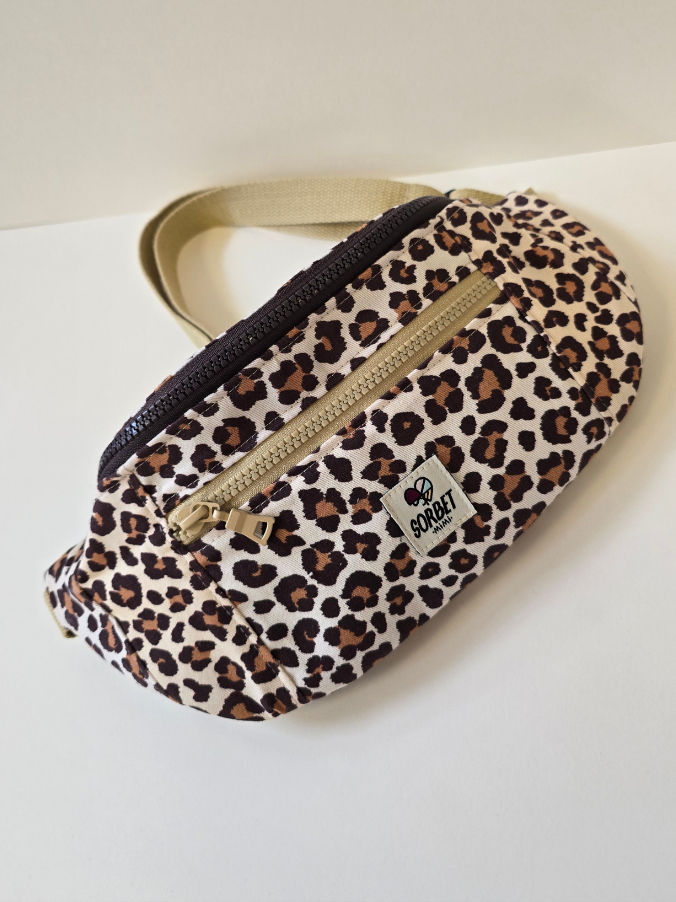 Grand sac banane Léopard