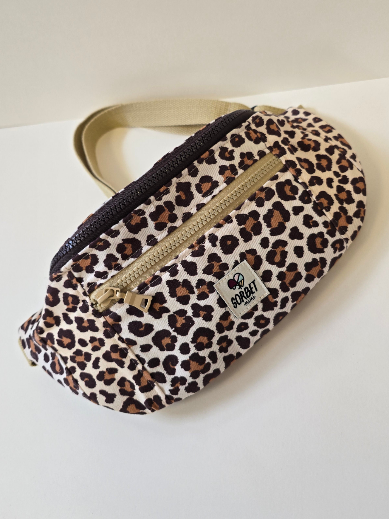 Grand sac banane Léopard