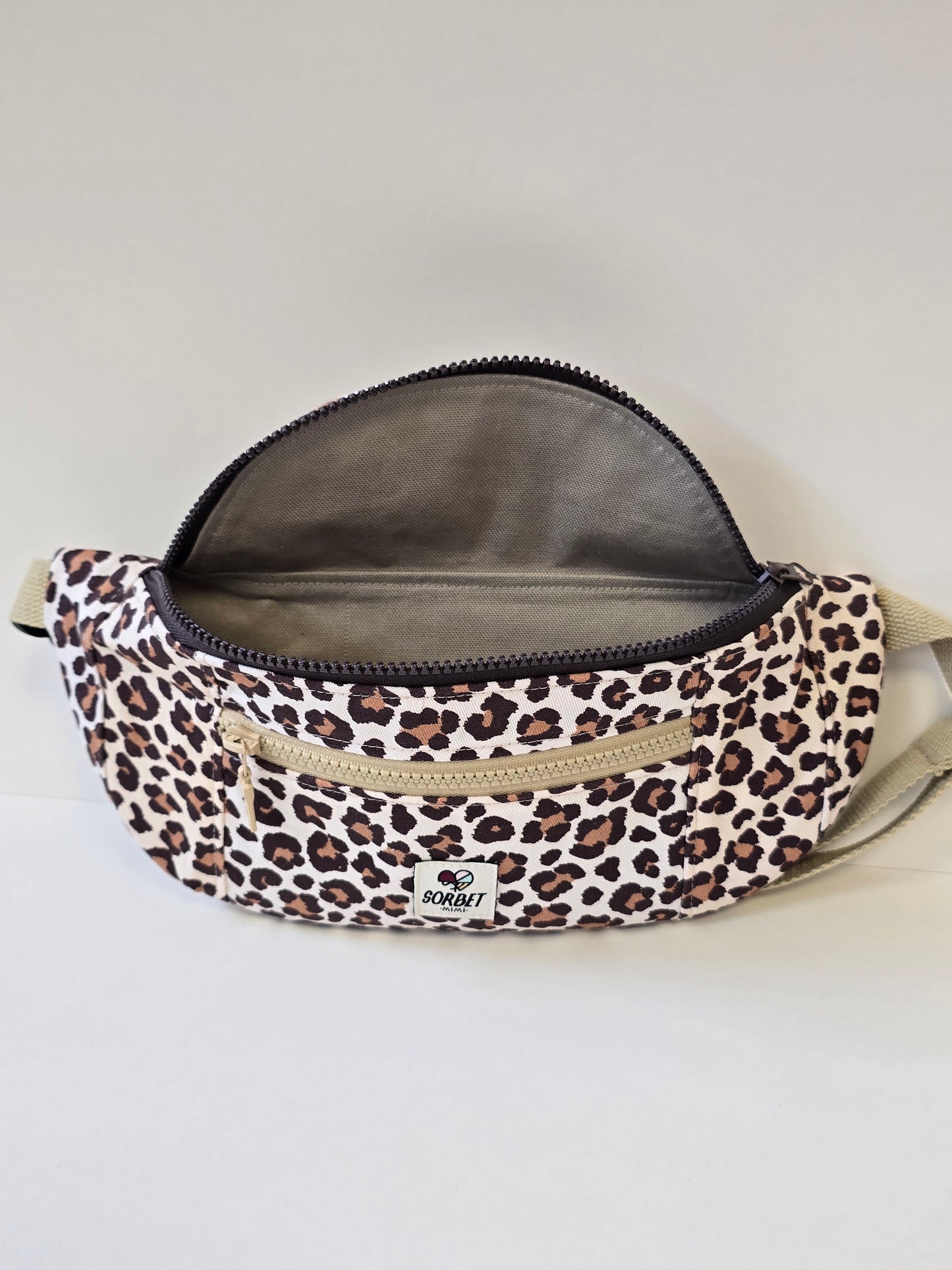 Grand sac banane Léopard