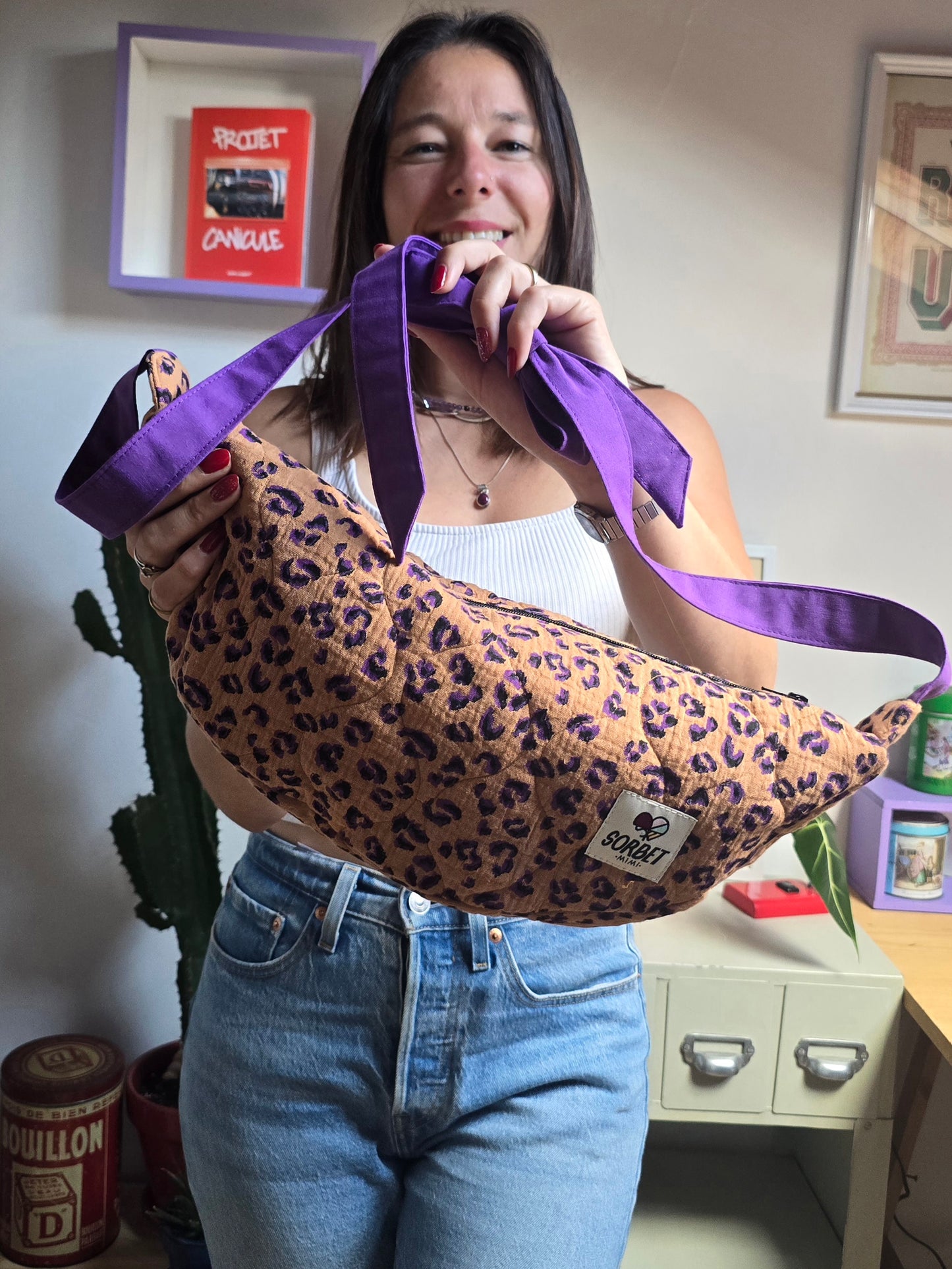 Sac à main Pedro léopard