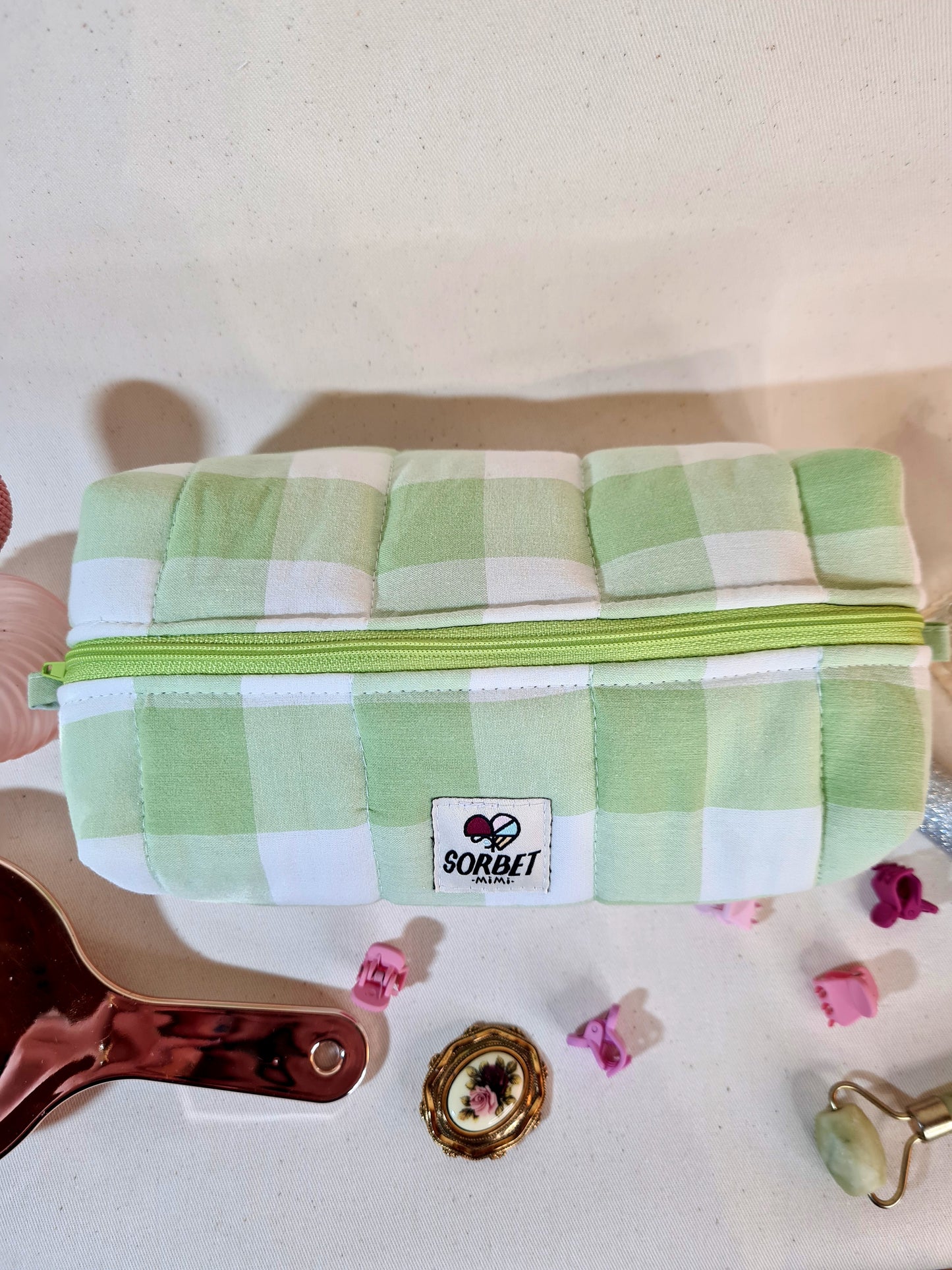 Trousse vichy pomme