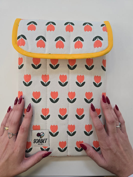 Housse ordinateur et tablette tulipe