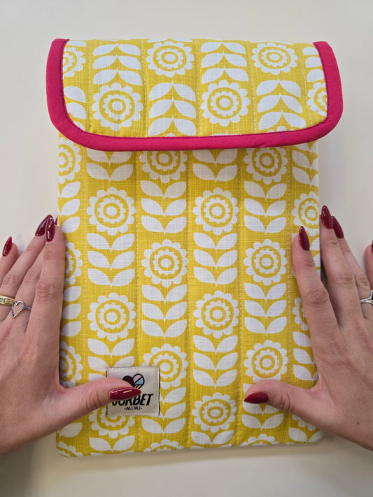 Housse ordinateur et tablette tournesol