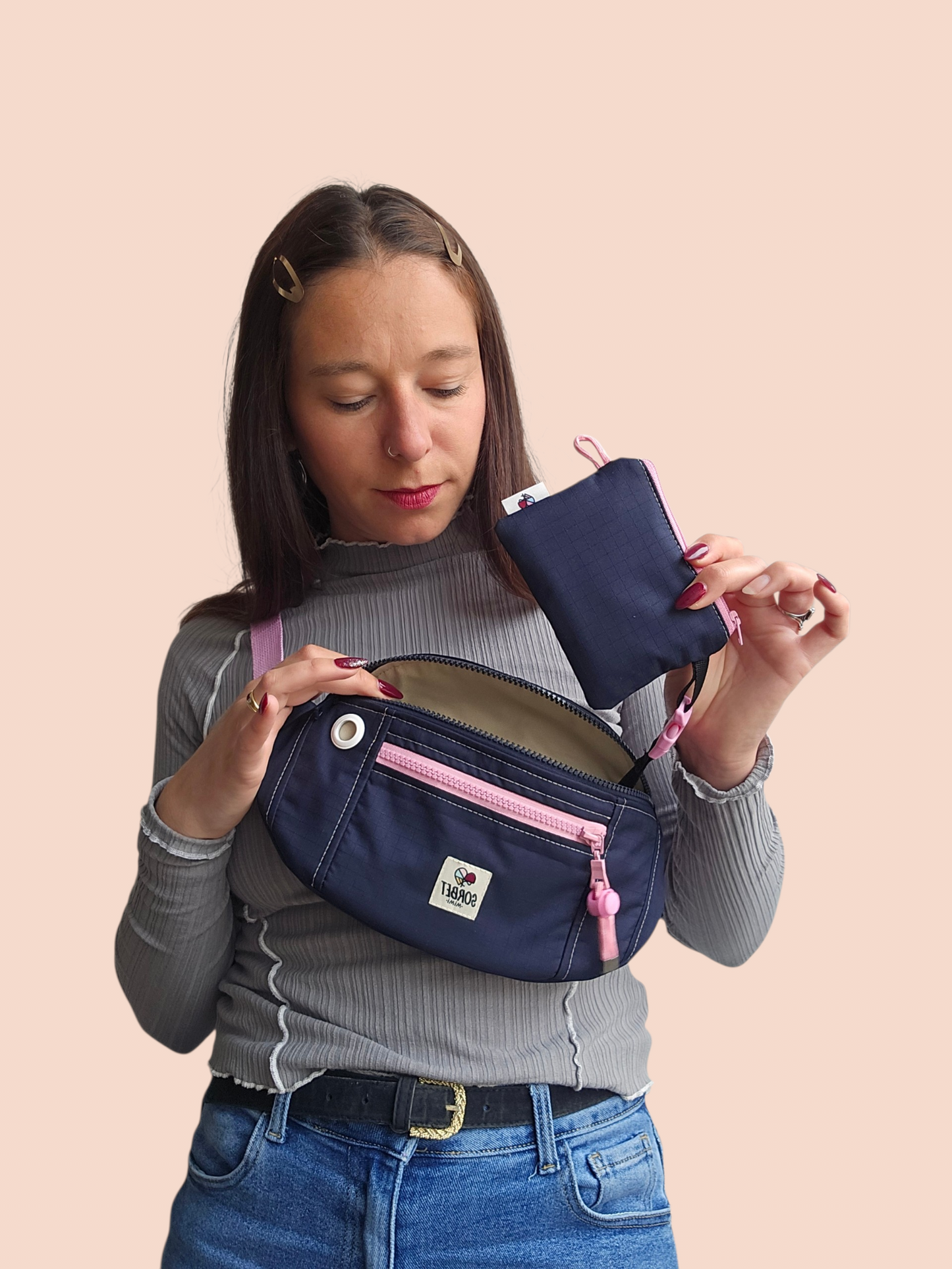 Sac banane Suzy imperméable bleu