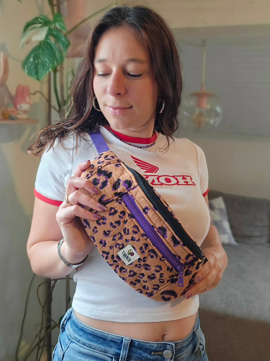 Grand sac banane Léopard
