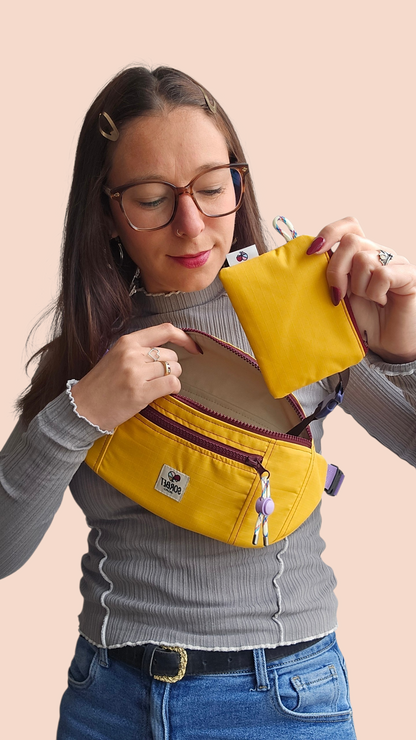 Sac banane Suzy imperméable jaune