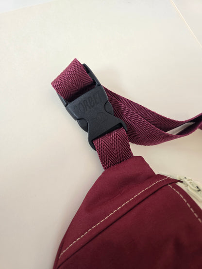 Sac banane Suzy imperméable bordeaux