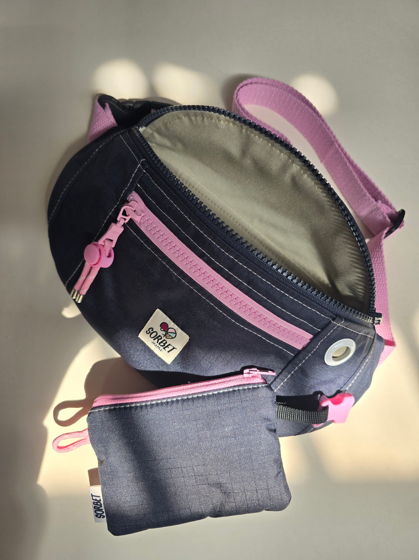 Sac banane Suzy imperméable bleu