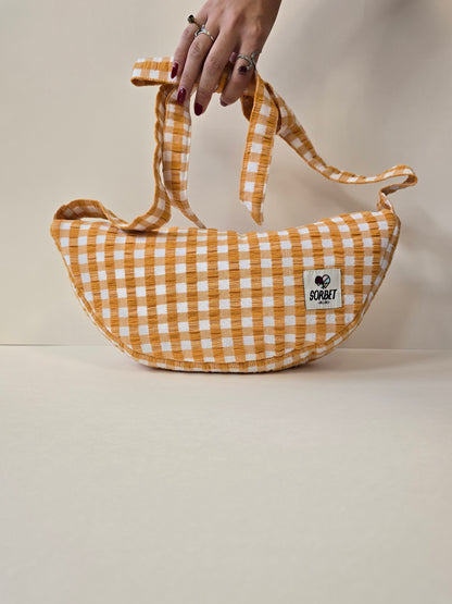 Sac à main Pedro vichy jaune