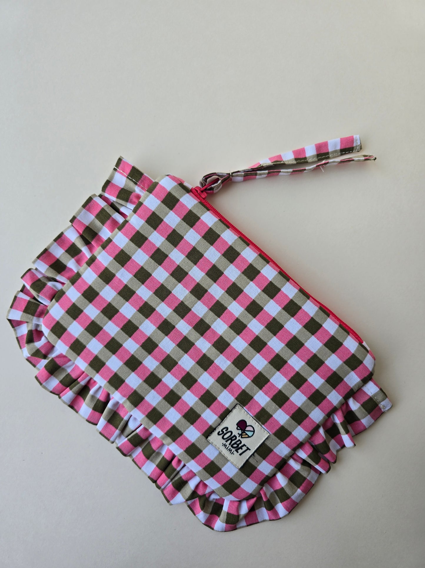 Petite pochette à volant