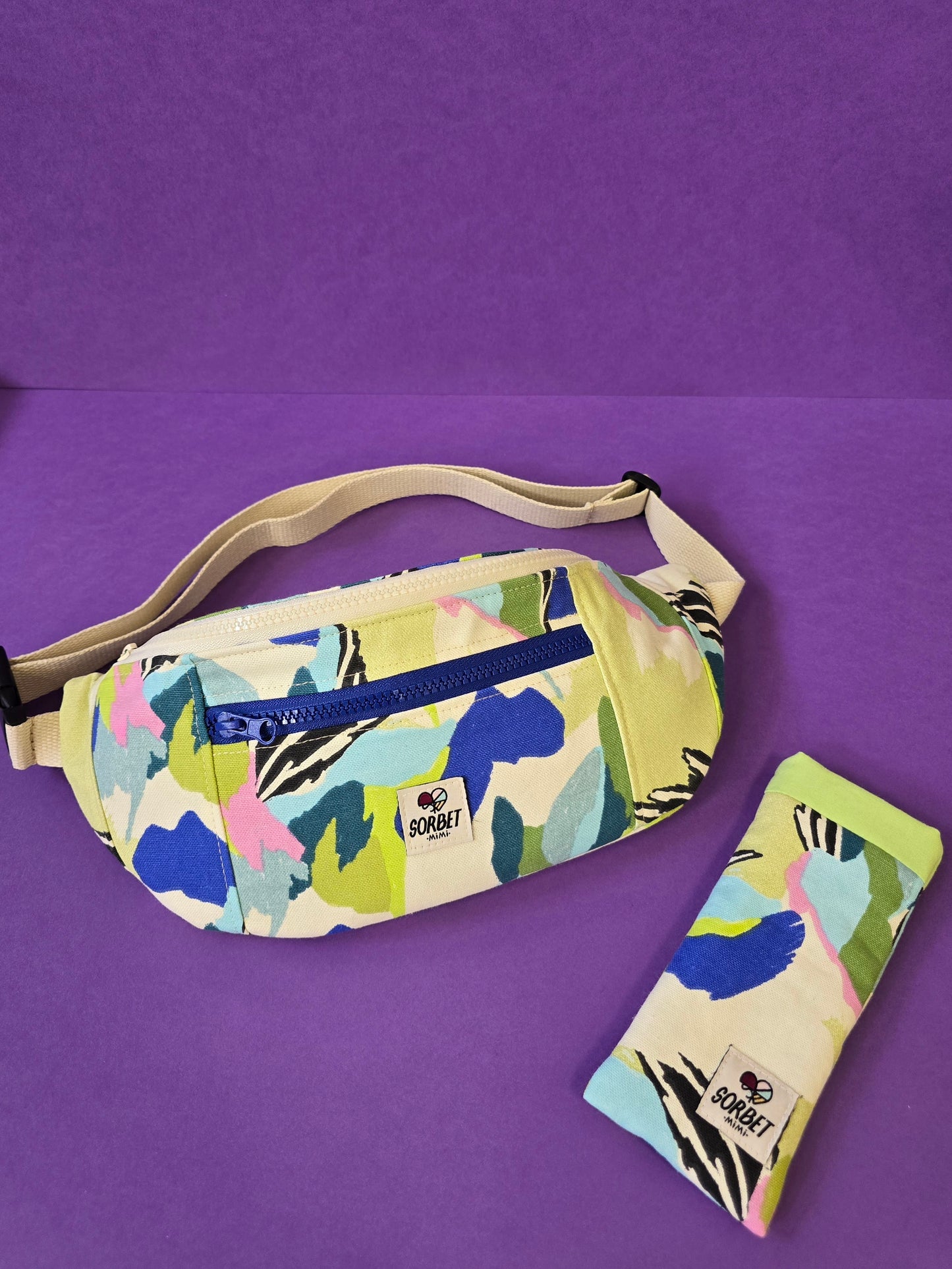 Grand sac banane peinture