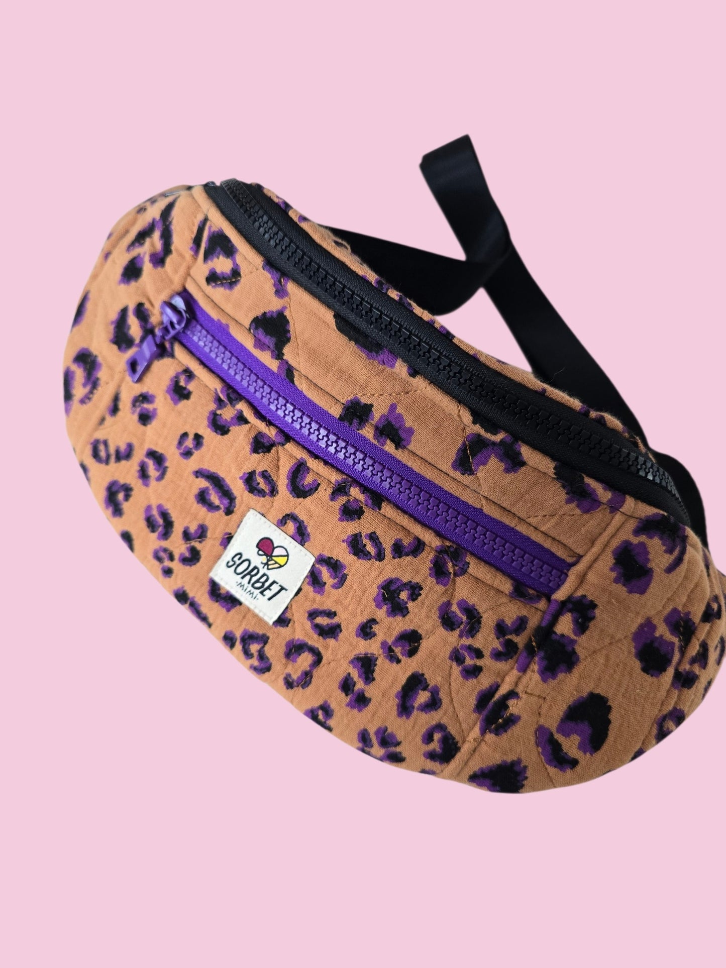 Grand sac banane Léopard