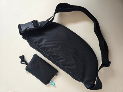 Sac banane Suzy imperméable noir