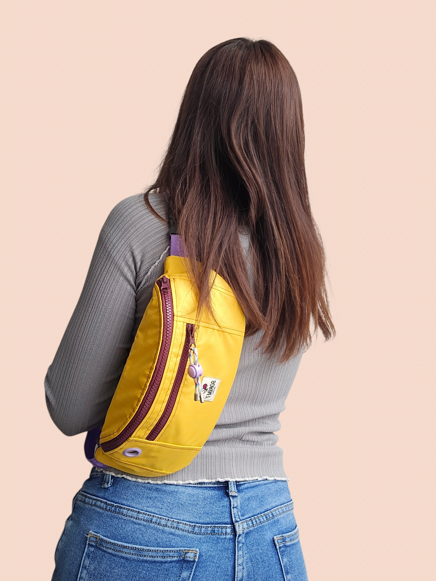 Sac banane Suzy imperméable jaune