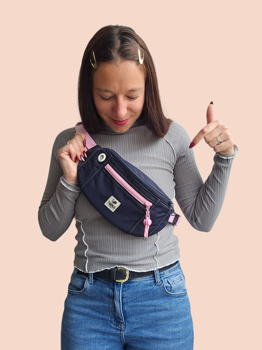 Sac banane Suzy imperméable bleu