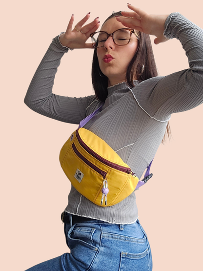 Sac banane Suzy imperméable jaune
