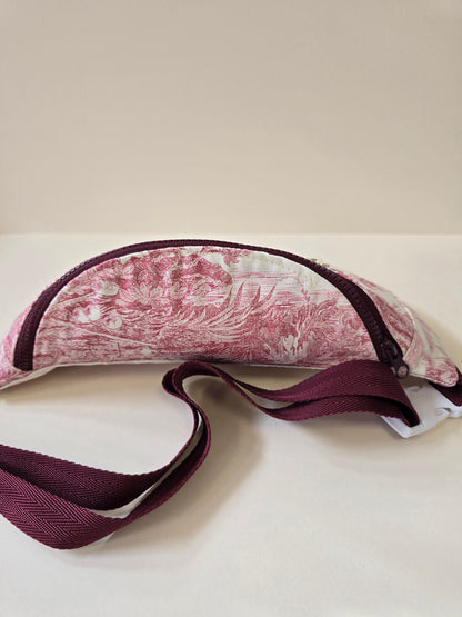 Grand sac banane toile de Jouy