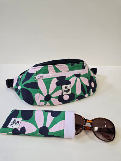Grand sac banane fleurs