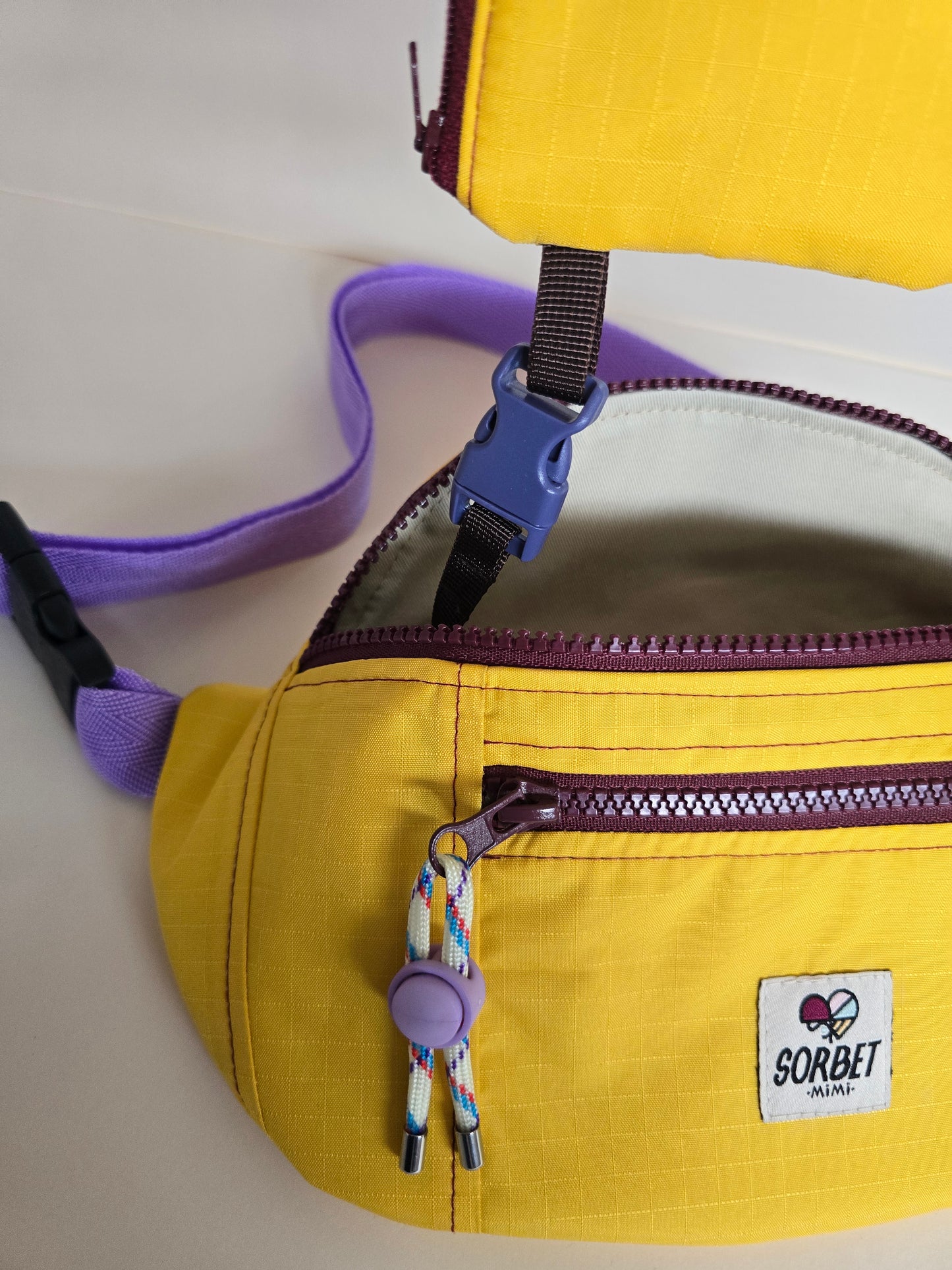Sac banane Suzy imperméable jaune