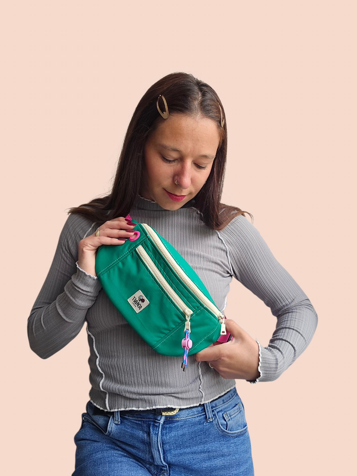 Sac banane Suzy imperméable vert