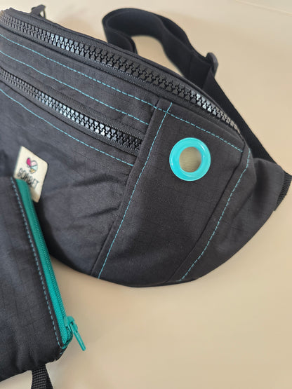 Sac banane Suzy imperméable noir